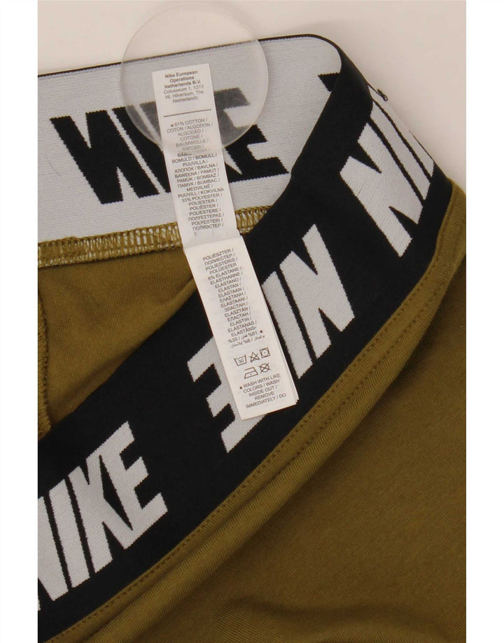 Damskie legginsy Nike Graphic UK 14, duże, bawełniane w kolorze khaki