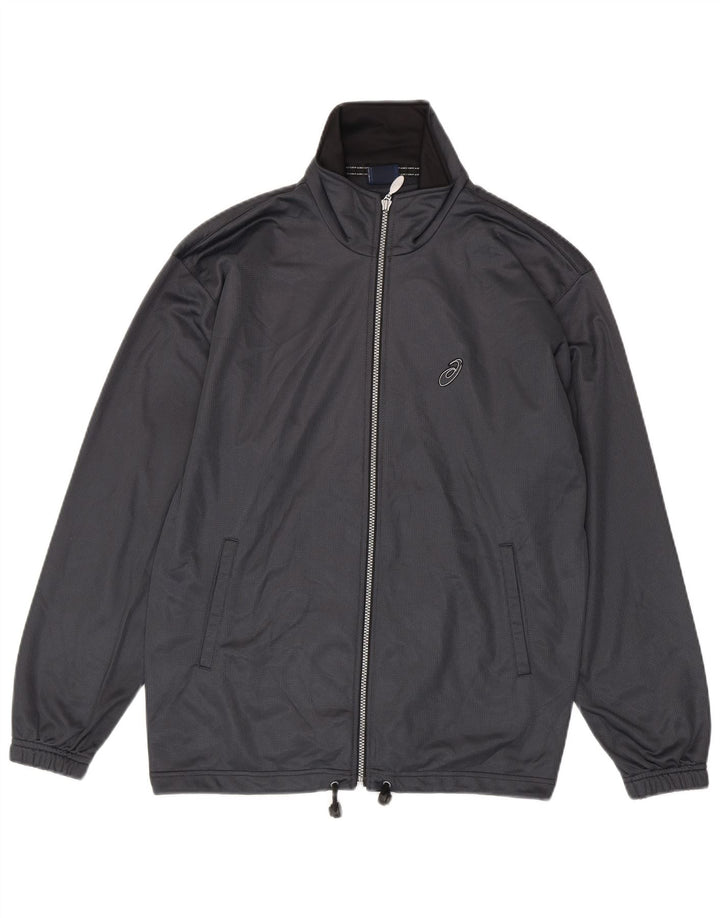 Męska kurtka dresowa ASICS, średnioszara