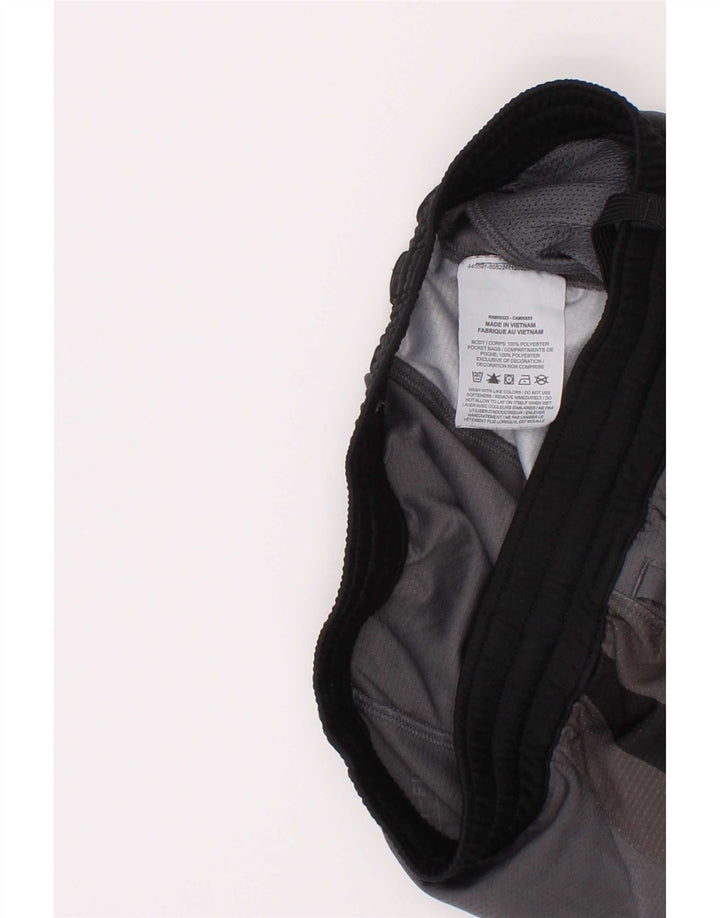 Chłopięce spodenki sportowe Nike Dri Fit z grafiką, duże, szare, 12-13 lat, z poliestru