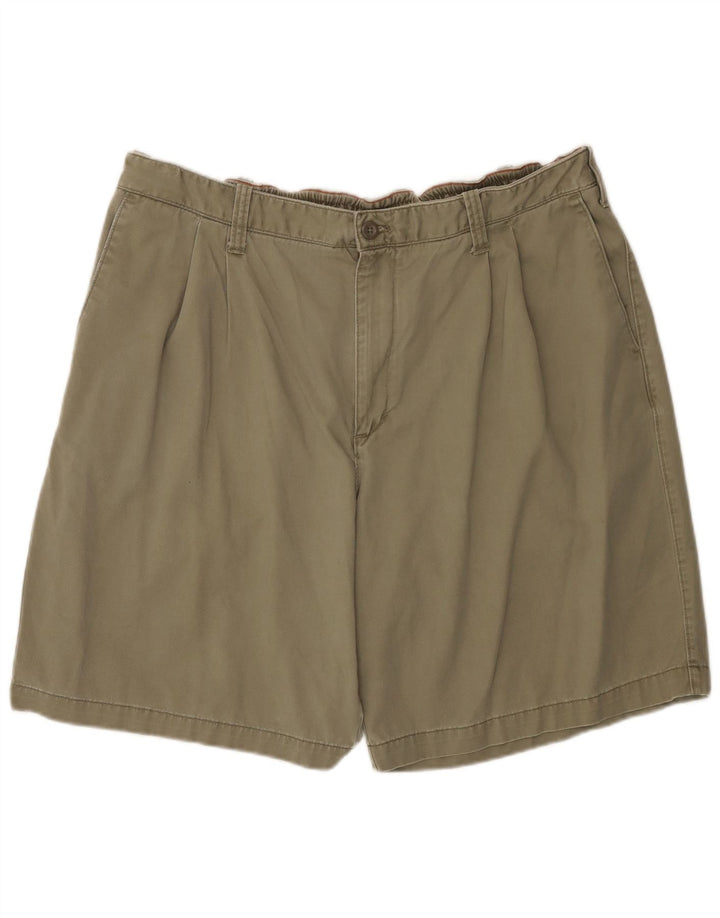 Męskie spodenki chino Eddie Bauer Tall Pegged W42 2XL, bawełna khaki