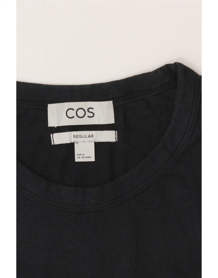 Cos Męski t-shirt o regularnym kroju, średni granatowy