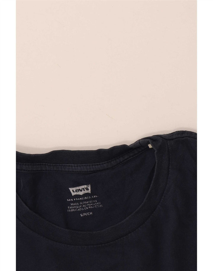 Męski T-shirt z grafiką Levi's, mały, granatowy