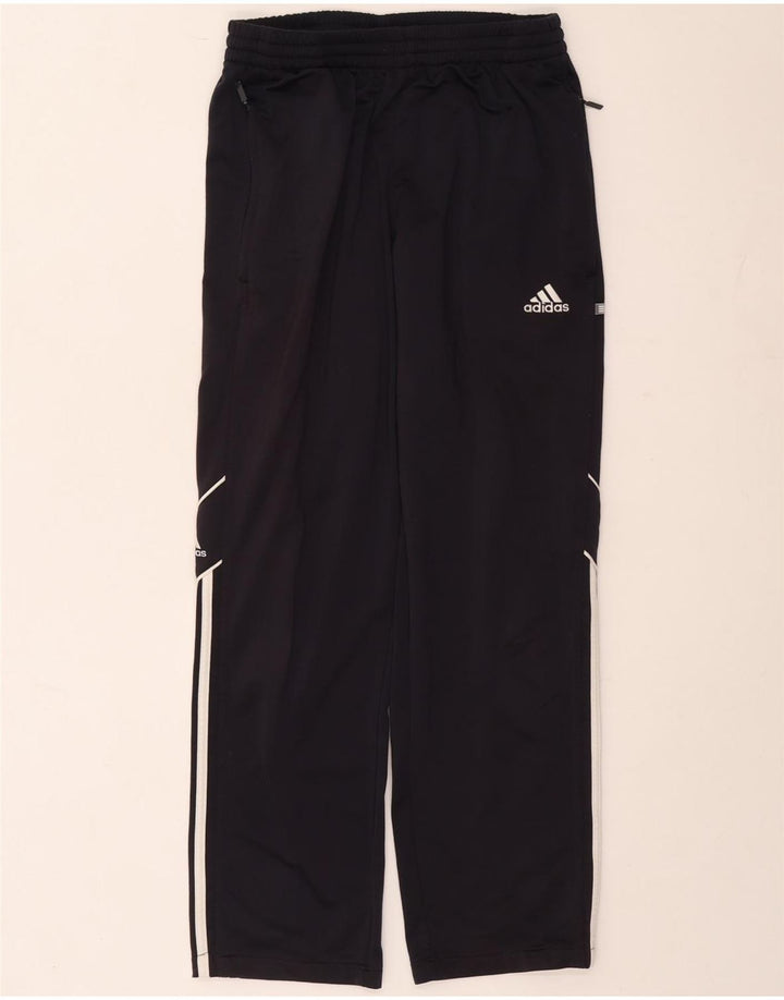 Męskie spodnie dresowe Adidas, średni granatowy poliester