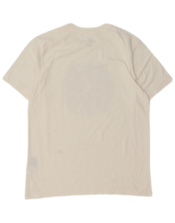 Męski T-shirt z grafiką Jordan, średni biały bawełniany