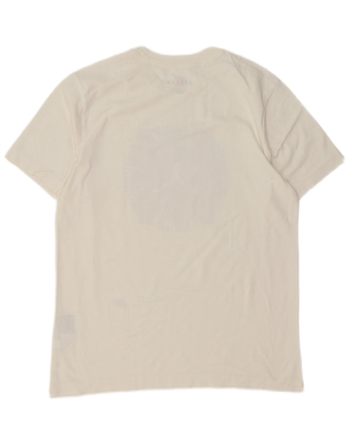 Męski T-shirt z grafiką Jordan, średni biały bawełniany