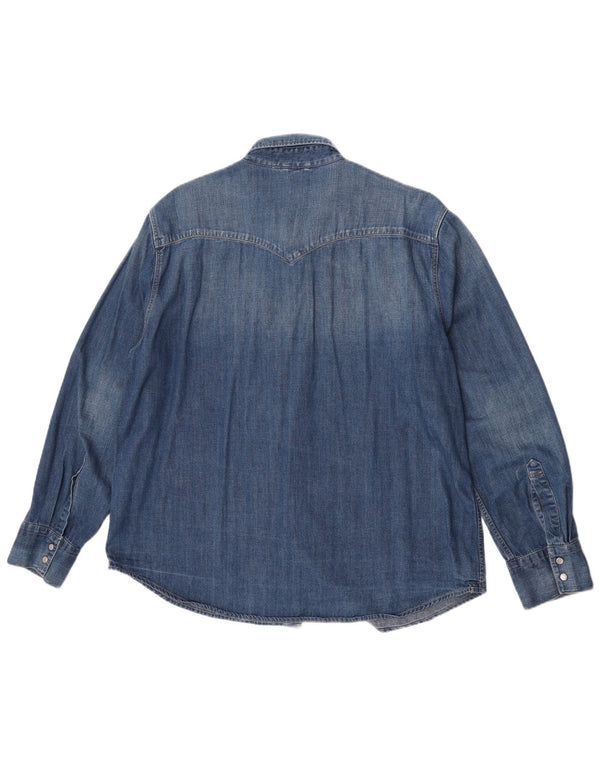 Męska koszula dżinsowa Levi's 2XL, niebieska, bawełniana