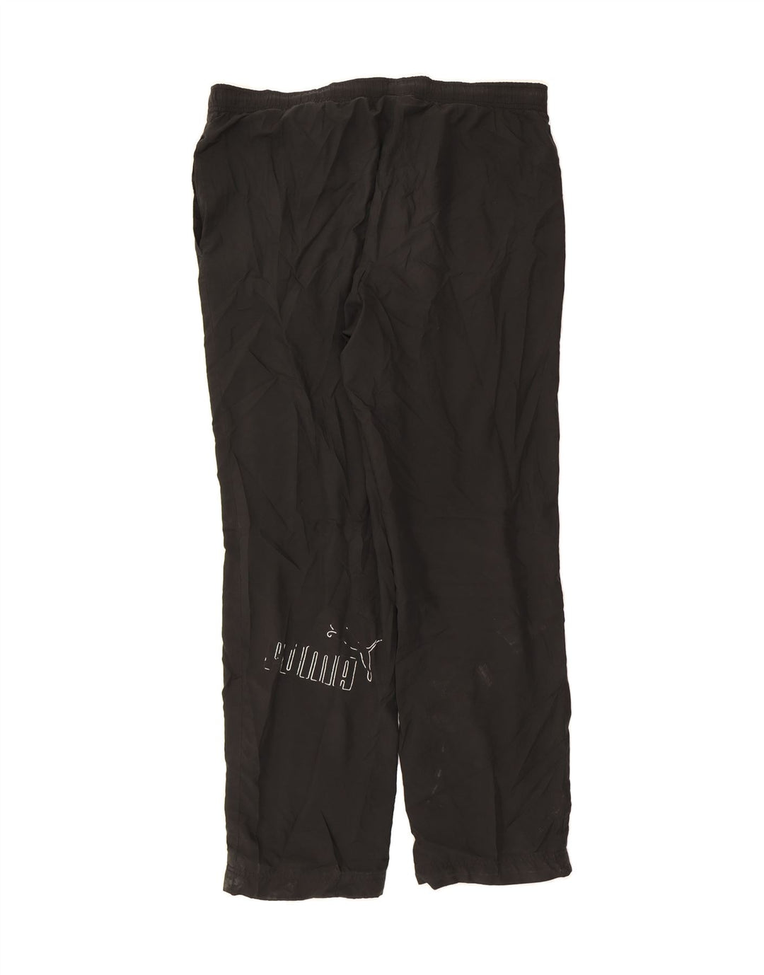 PUMA Mens Graphic Tracksuit Trousers Large  Black Vintage Puma and Second-Hand Puma from Messina Hembry 