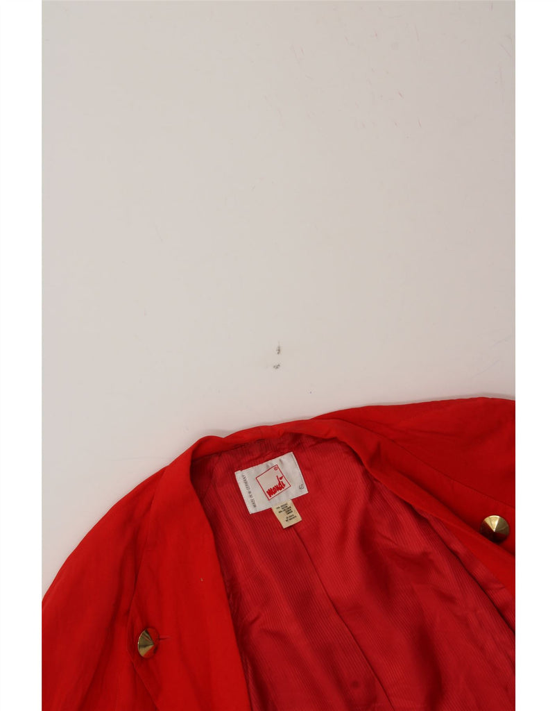 MONDI Womens Bolero Jacket EU 40 Medium Red Viscose Vintage Mondi and Second-Hand Mondi from Messina Hembry 