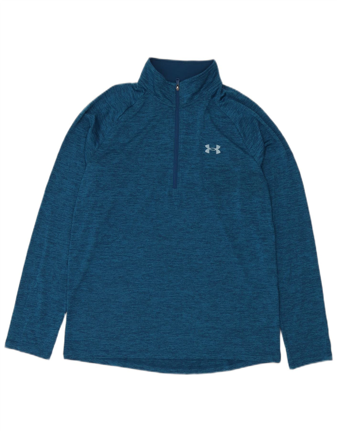 Męski dres z zamkiem błyskawicznym Under Armour, średni niebieski nakrapiany