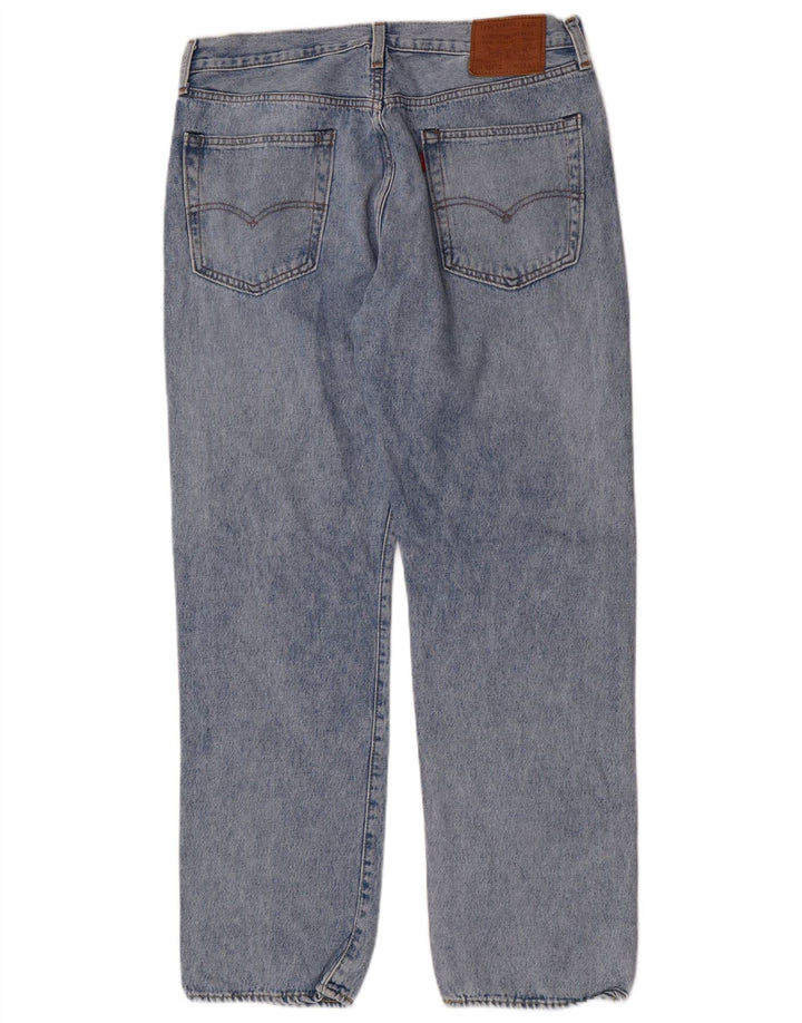 Męskie proste dżinsy Levi's W34 L32 Niebieskie bawełniane