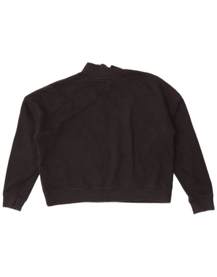 Damska bluza oversize z grafiką Jack Wills, UK 16, duża czarna