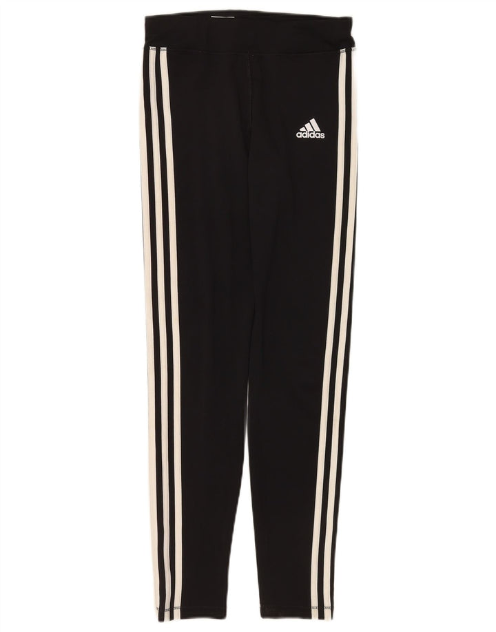 Legginsy Adidas Dziewczęce Climalite 13-14 lat, duże, czarne, poliestrowe