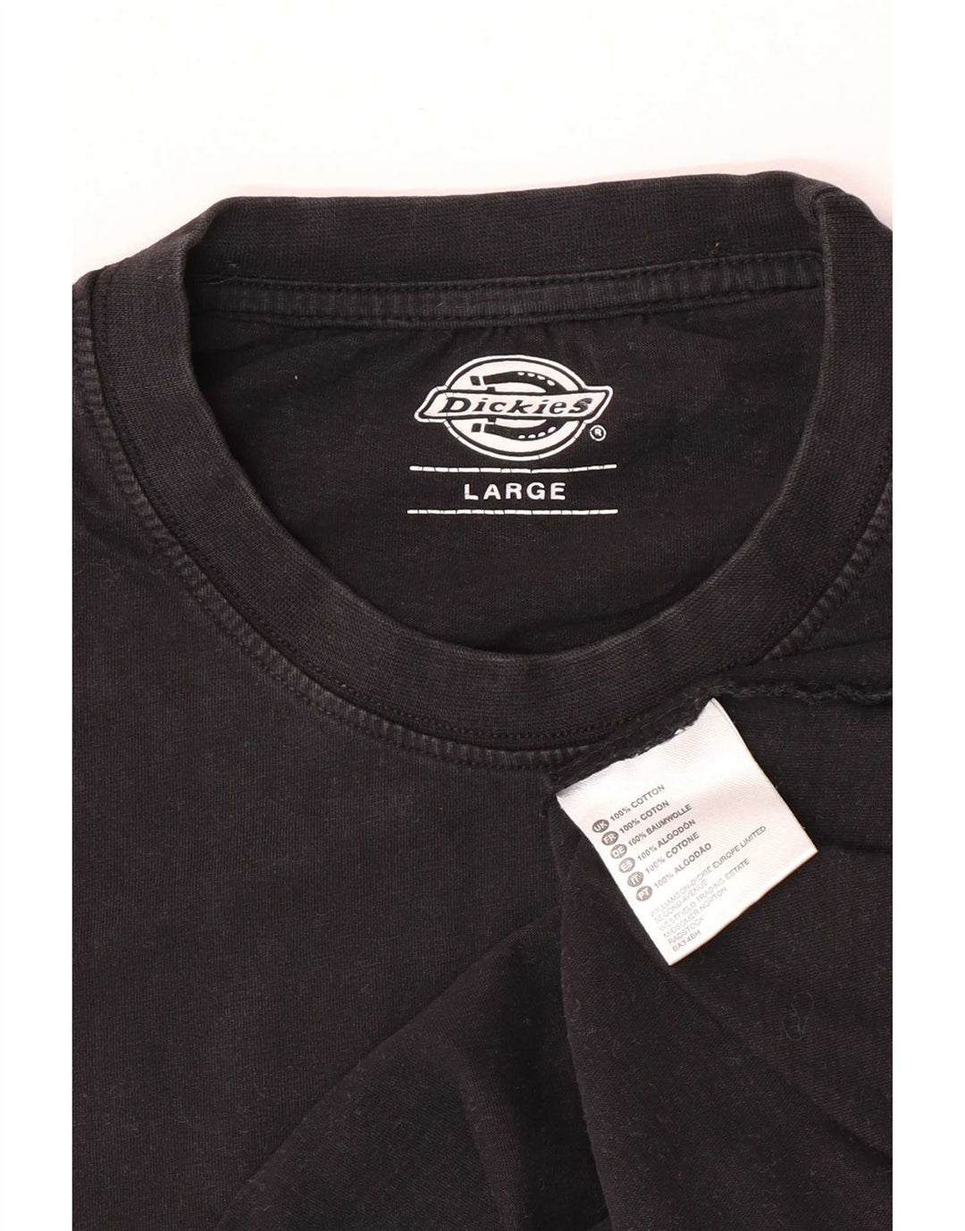 T-shirt męski Dickies, duży, czarny, bawełniany