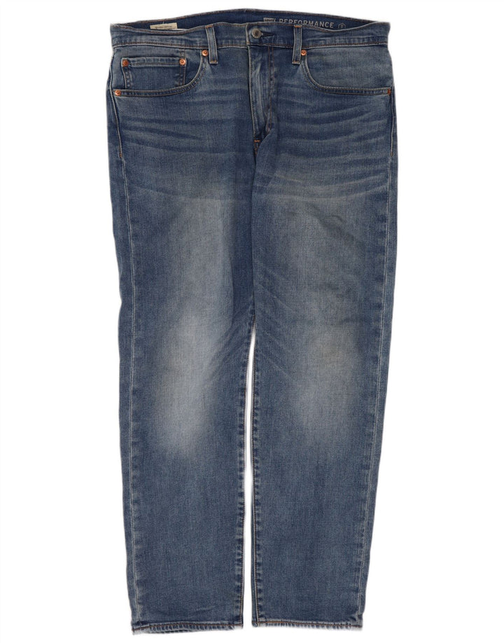 Męskie jeansy Levi's 502 Straight W34 L30 Niebieskie bawełniane