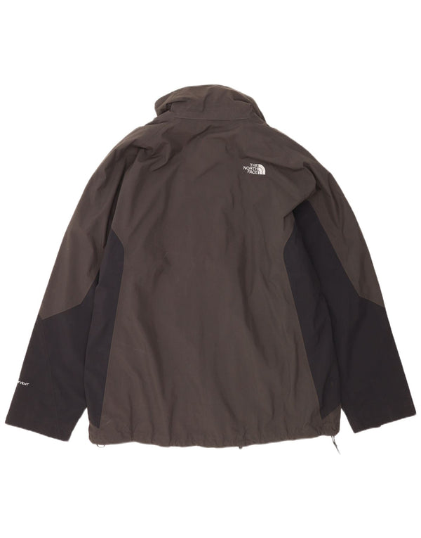 Męska kurtka wiatrówka The North Face UK 42 XL, szary nylon z blokami kolorów
