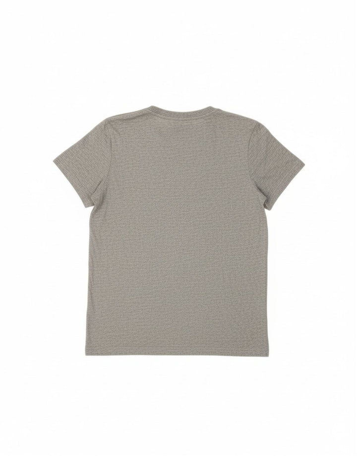 LEVI'S Womens Graphic T-Shirt Top UK 14 Medium Grey Cotton