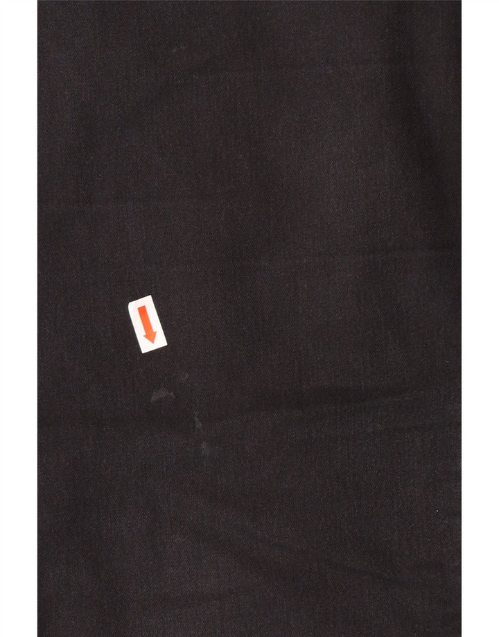 Damskie jeansy zwężane ARMANI W29 L27 Czarne bawełniane