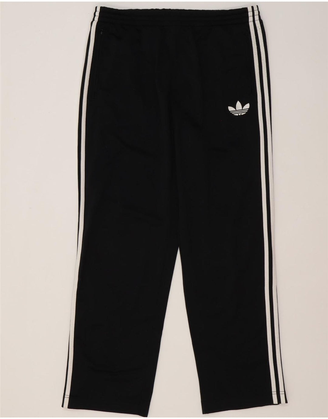 Męskie spodnie dresowe Adidas, duże, czarne, poliestrowe
