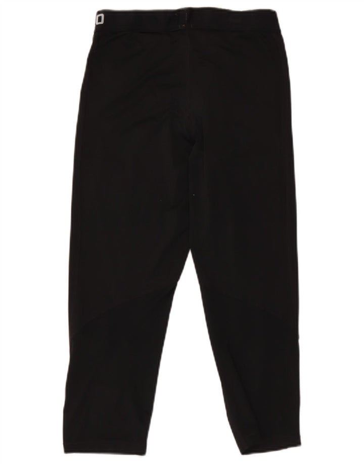 Damskie spodnie dresowe Nike Graphic Capri UK 12, średni czarny poliester