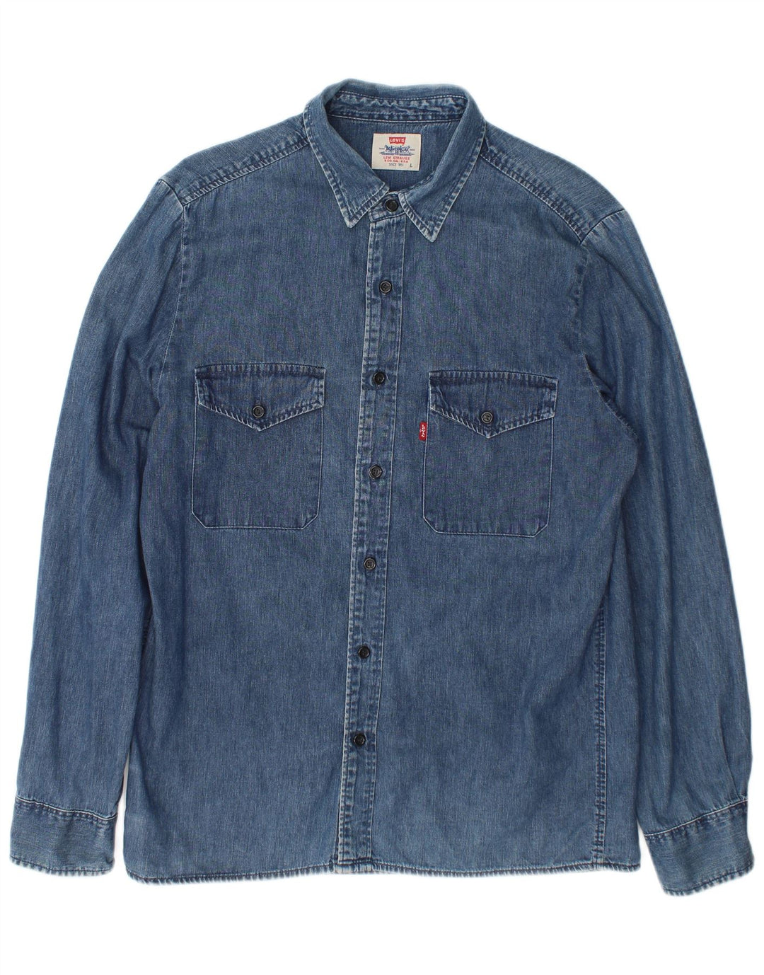 Męska koszula dżinsowa Levi's, duża, niebieska, bawełniana