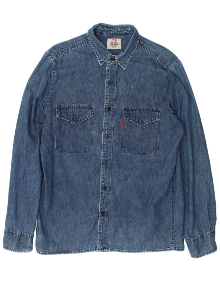 Męska koszula dżinsowa Levi's, duża, niebieska, bawełniana