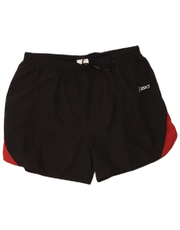 Męskie spodenki sportowe Asics 2XL Czarny poliester z blokami kolorów