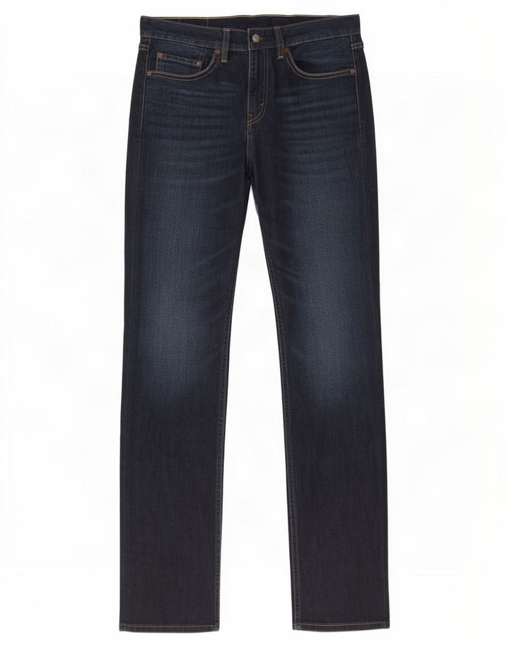 Męskie jeansy Levi's 511 Slim W32 L34 Granatowa bawełna