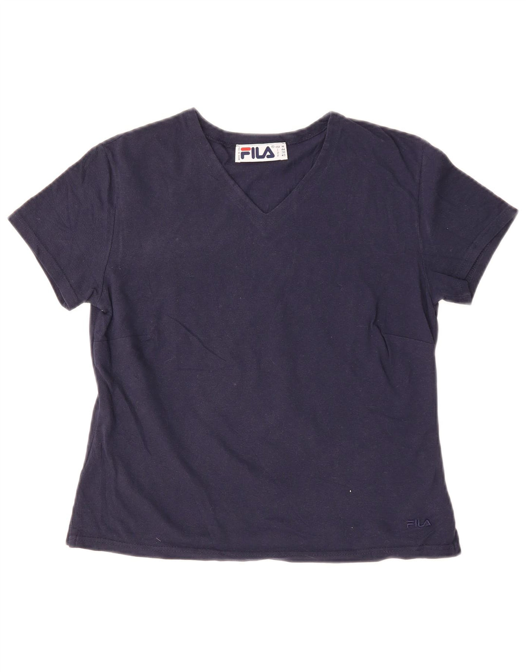 T-shirt damski FILA Top IT 44 Średni granatowy, bawełniany