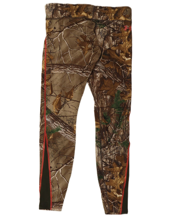 Damskie legginsy Under Armour Graphic UK 14, duże, brązowe, kamuflaż
