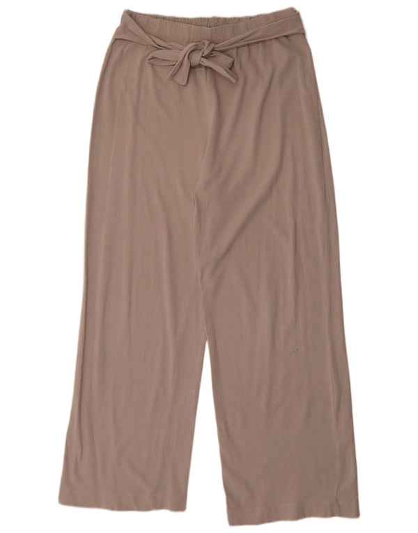 Damskie spodnie dresowe Zara UK 18 XL Beżowa bawełna