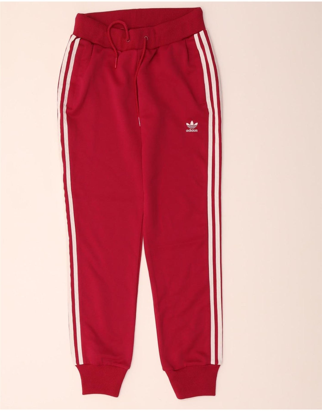 Damskie spodnie dresowe Adidas Joggers IT 42 Small Red Poliester