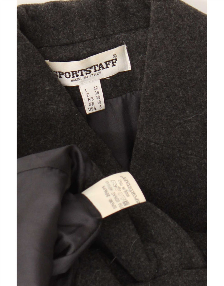 Płaszcz damski Sportstaff Pea Coat UK 10 Small, szara wełna