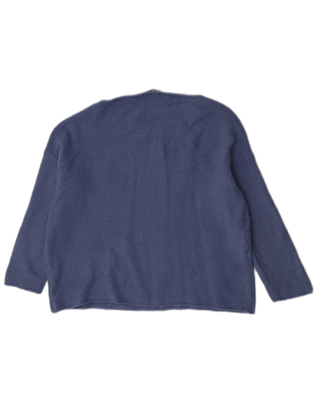 Sweter damski Zara z dekoltem w łódkę UK 14, średni niebieski