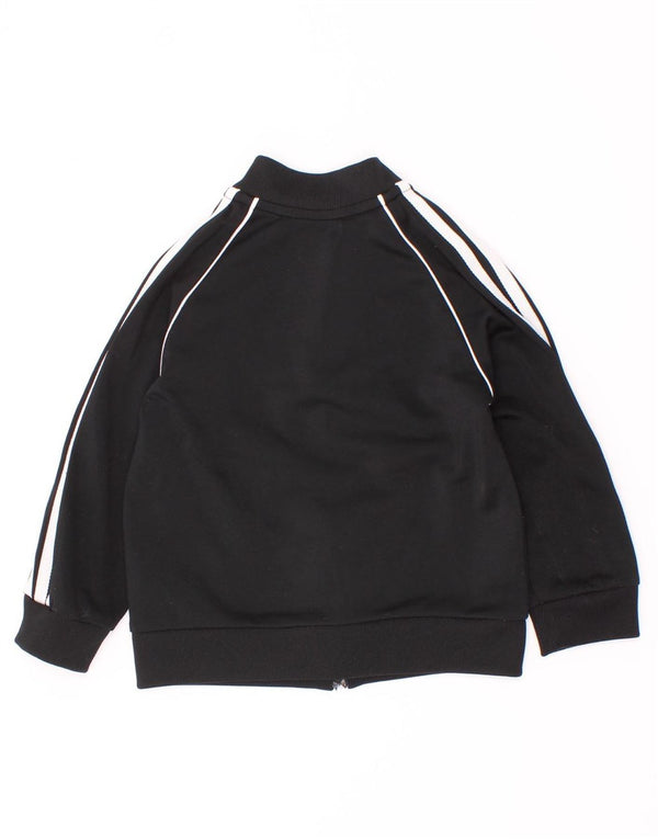 Kurtka dresowa Adidas Baby Boys Top 9-12 miesięcy Czarny Poliester