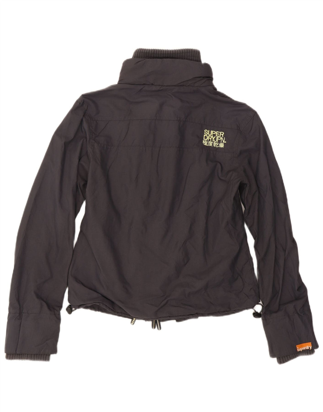Damska kurtka wiatrówka SUPERDRY UK 16, duża, szary nylon