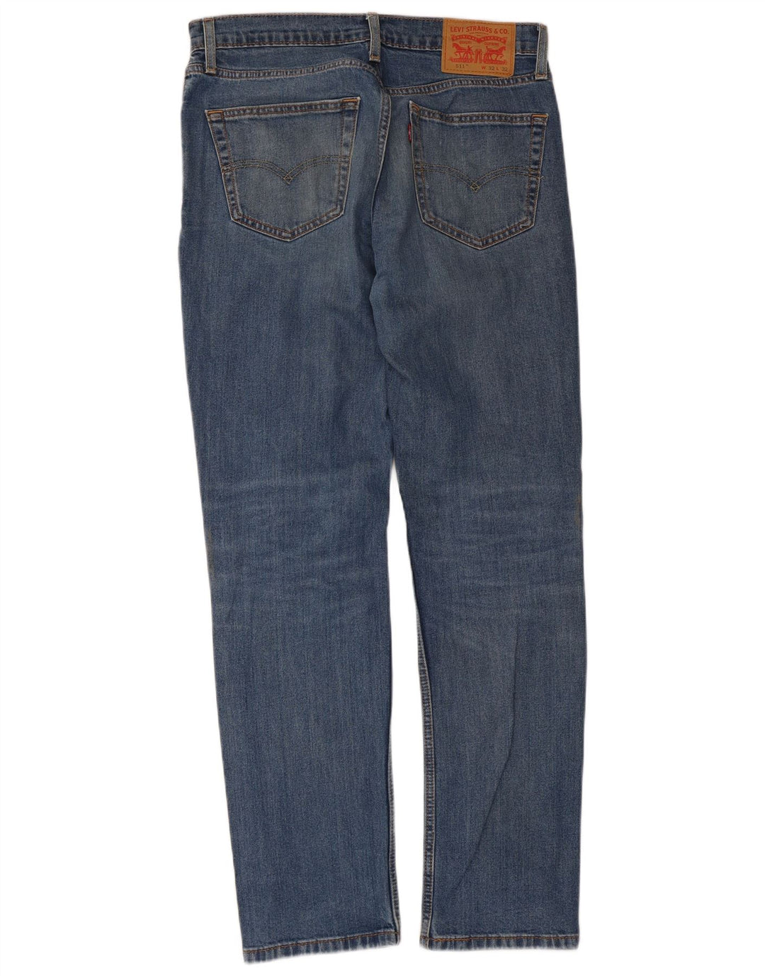Męskie jeansy Levi's 511 Slim W32 L32 Niebieska bawełna
