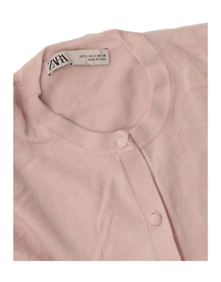 Sweter damski Zara Cardigan UK 10, mały, różowy
