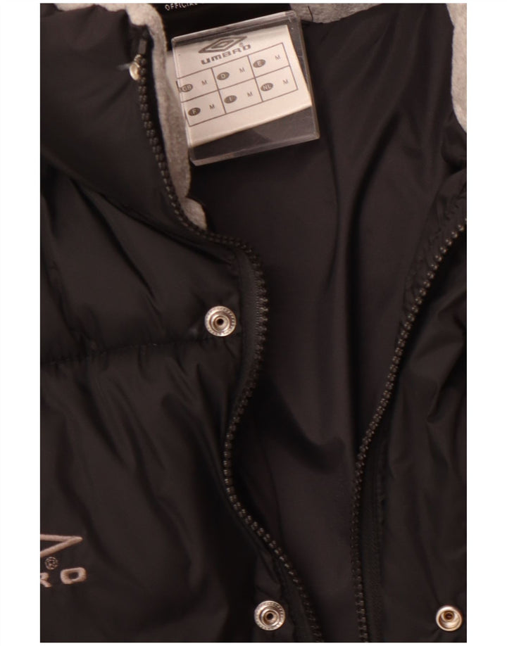 Męska ocieplana kurtka Umbro UK 38 Średni czarny nylon