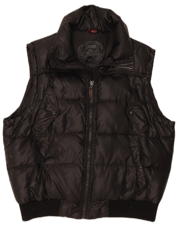 Męska wyściełana kamizelka Carrera UK 42 XL, czarna, poliester