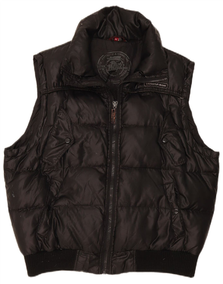 Męska wyściełana kamizelka Carrera UK 42 XL, czarna, poliester