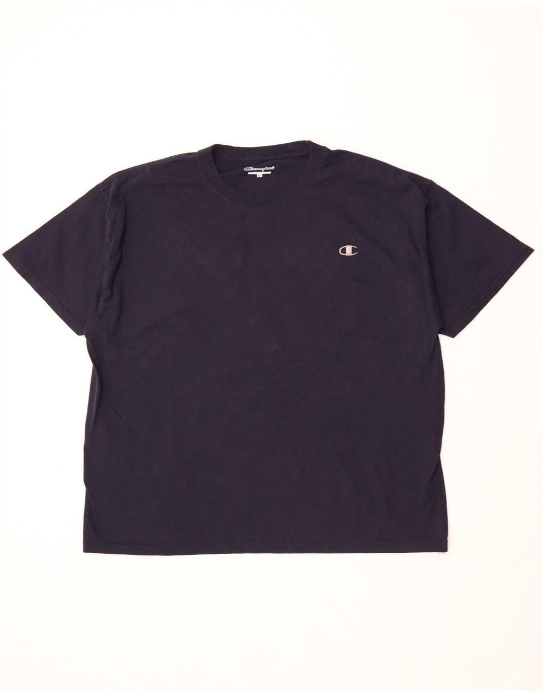 CHAMPION Mens T-Shirt Top XL Navy Blue Cotton