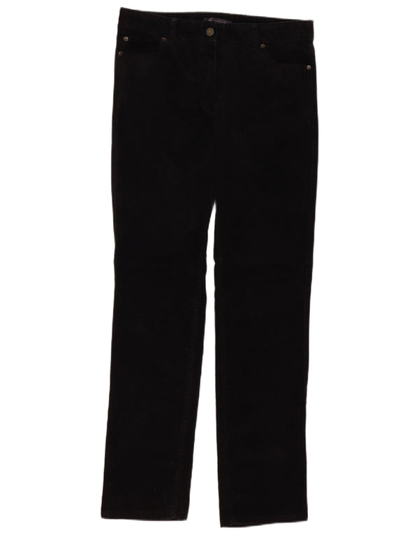 Marks & Spencer Damskie sztruksowe spodnie z wysokim stanem UK 12 Medium W32 L30 Bl