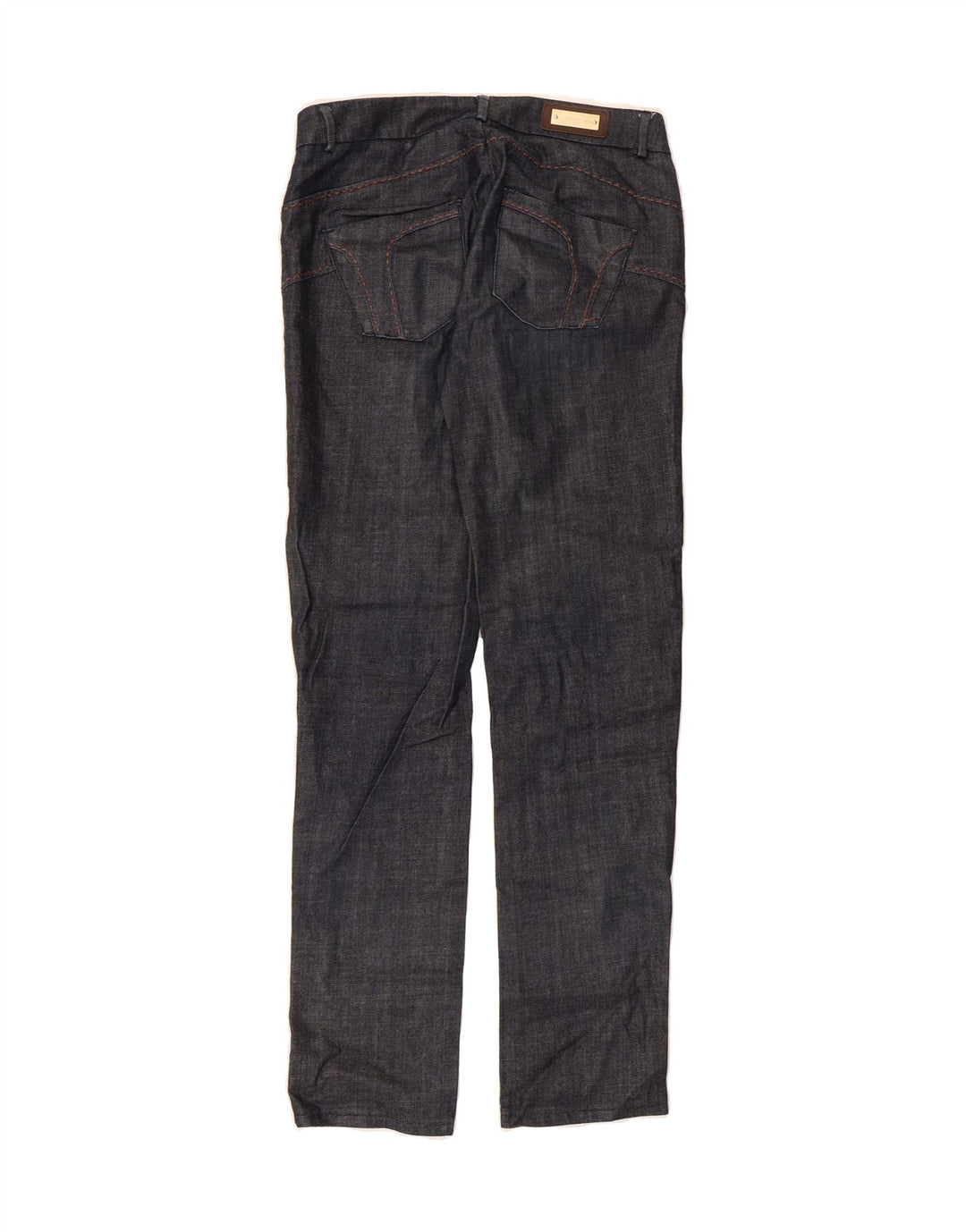 TRUSSARDI Womens Slim Jeans W26 L31 Navy Blue Cotton Vintage Trussardi and Second-Hand Trussardi from Messina Hembry 