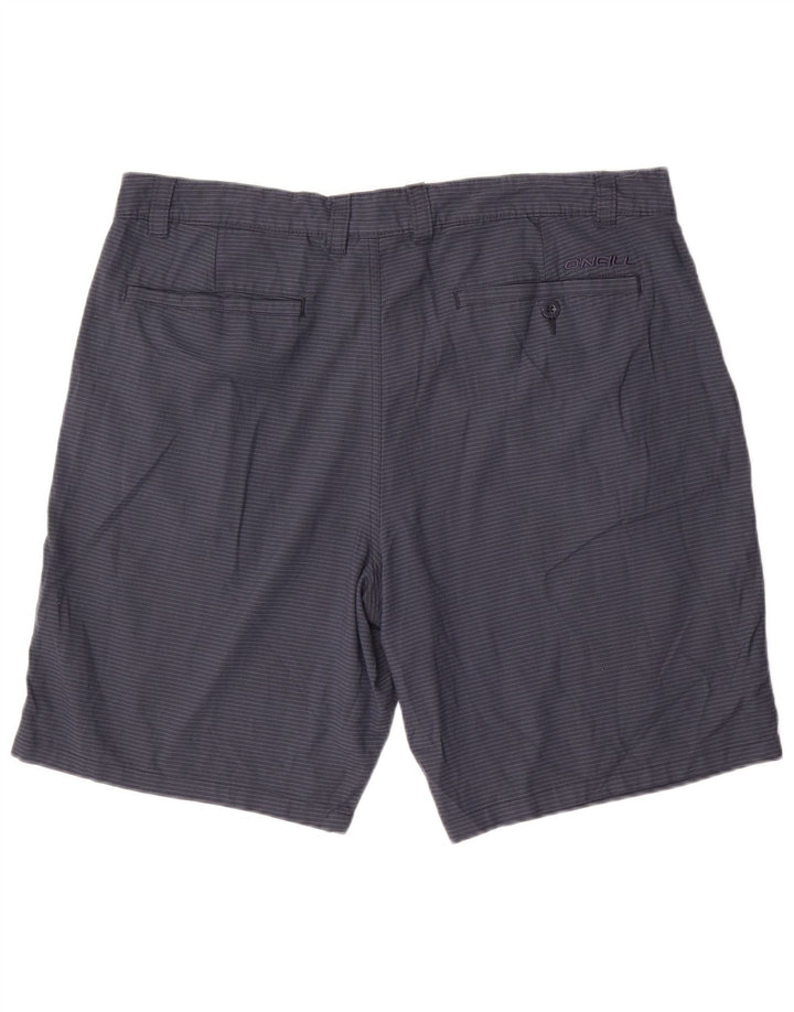 Męskie spodenki chino O'Neill W38 XL, granatowe, poliestrowe w prążki