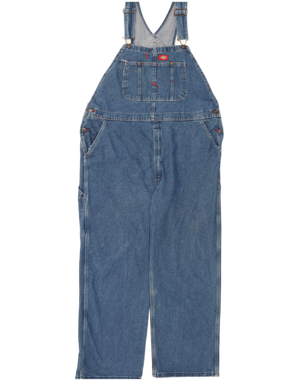 Męskie ogrodniczki Dickies Carpenter Straight Jeans W40 L30 Niebieska bawełna