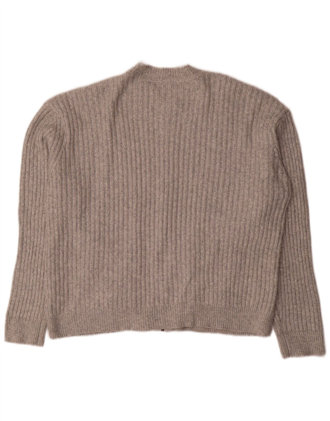 Marks & Spencer Damski sweter oversize Crop Cardigan UK 16, duży, szary