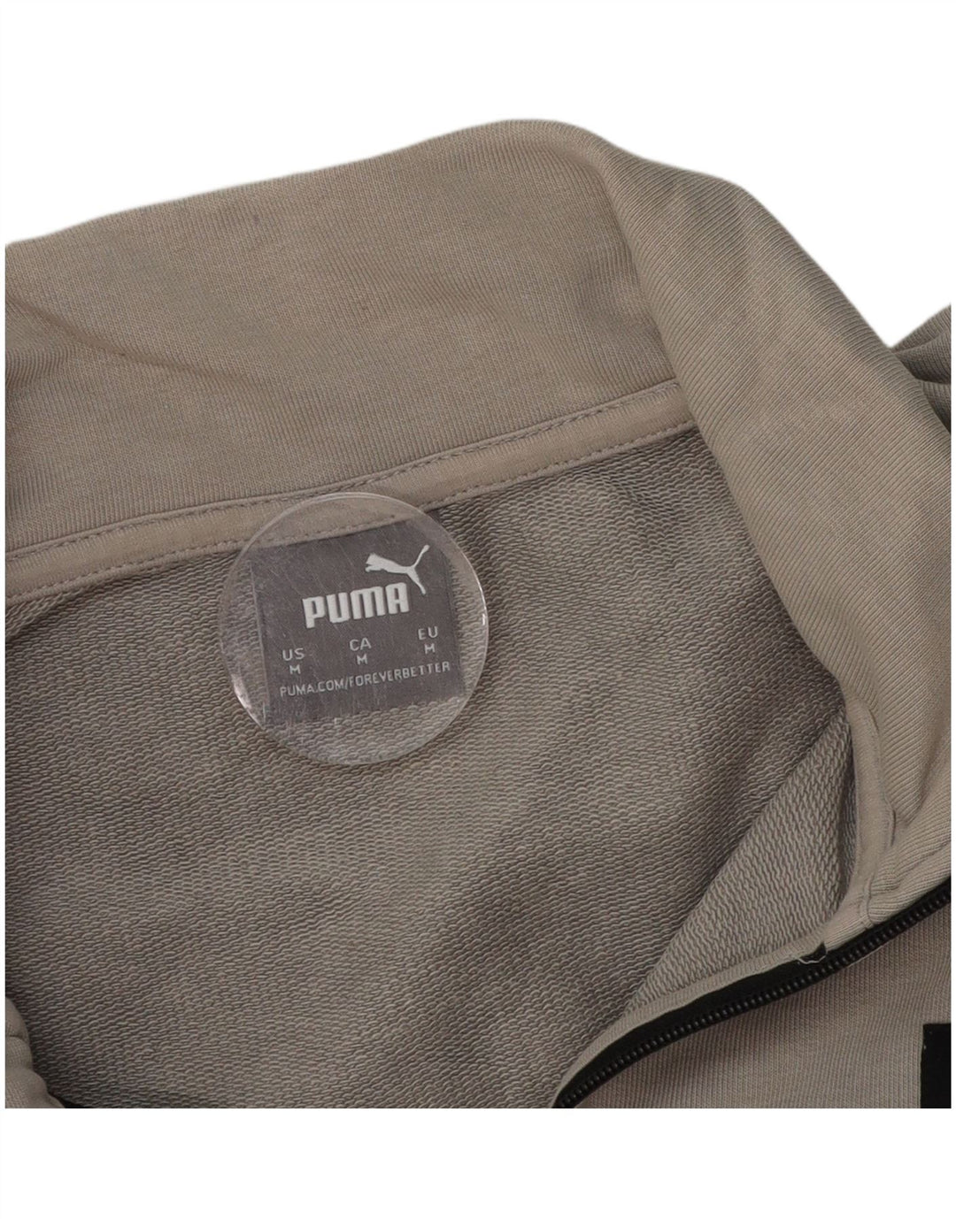 Męska bluza Puma z zamkiem błyskawicznym, średnioszara