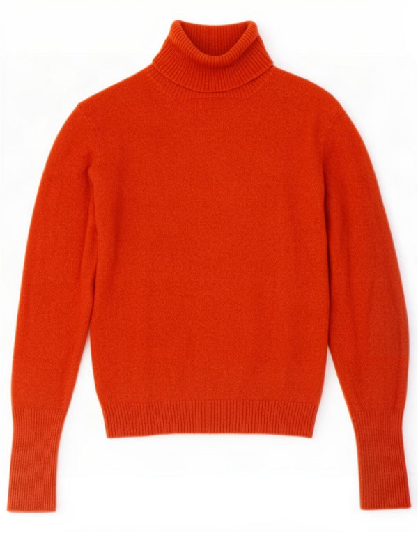 Max Mara Damski sweter weekendowy z okrągłym dekoltem UK 10 Small Orange