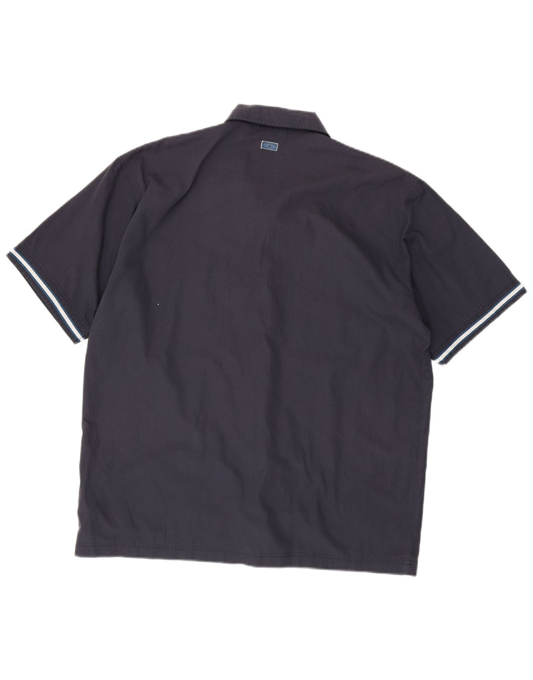 Koszula męska z krótkim rękawem ADIDAS UK 44/46, duży granatowy poliester