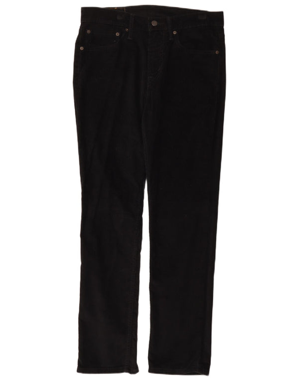 Męskie spodnie sztruksowe Levi's 511 Slim W31 L30 Czarna bawełna